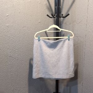 Gray Mini Skirt
